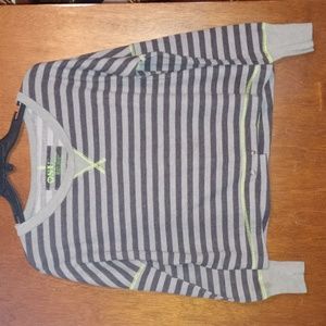 OSU striped shirt with green trim